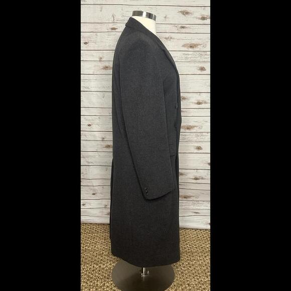 Vintage Pucci cashmere-wool double-breasted long top coat - Picture 5 of 9